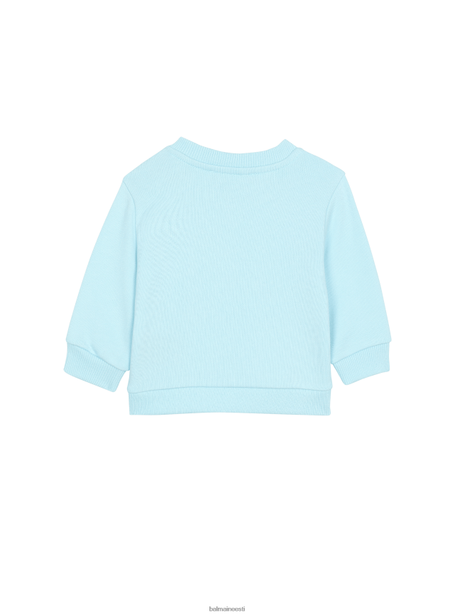 ee Balmain Riietus beebid puuvillase kaubamärgi logoga dressipluus sinine LJ80021248