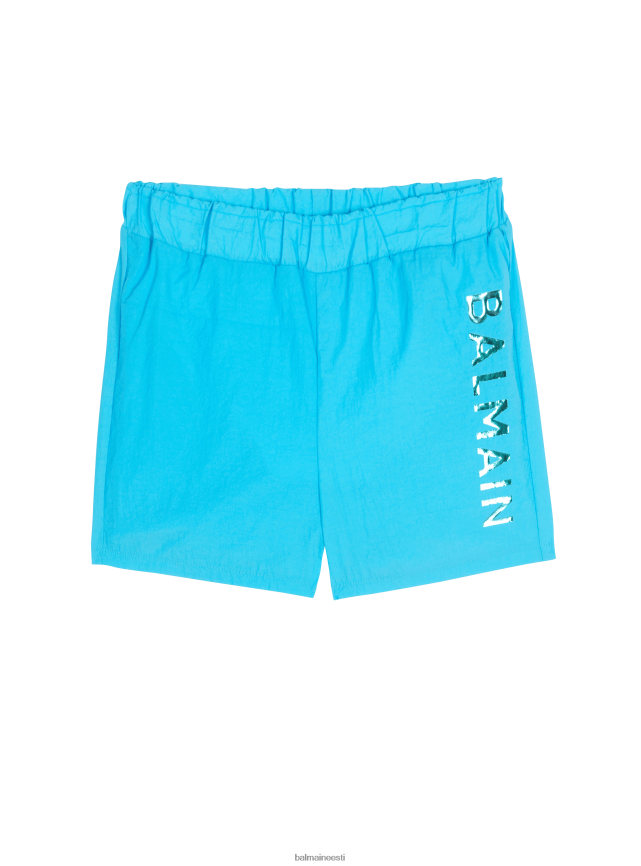 ee Balmain Riietus poisid kaubamärgi logoga ujumispüksid sinine LJ80021235