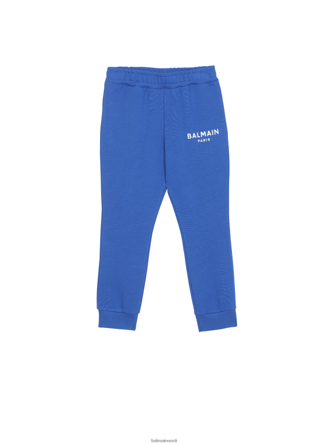 ee Balmain Riietus poisid puuvillased jooksupüksid brändi logoga sinine LJ80021232