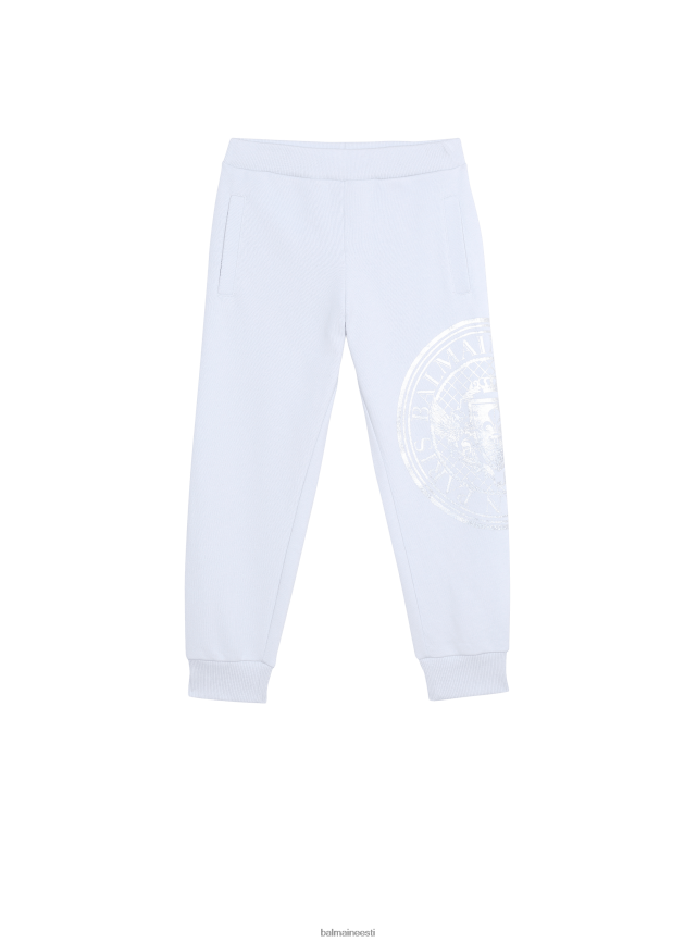 ee Balmain Riietus poisid puuvillased jooksupüksid brändi logoga sinine LJ80021237