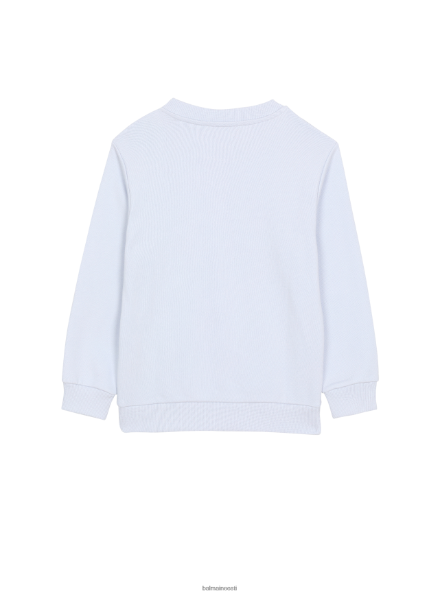 ee Balmain Riietus poisid puuvillase kaubamärgi logoga dressipluus sinine LJ80021236