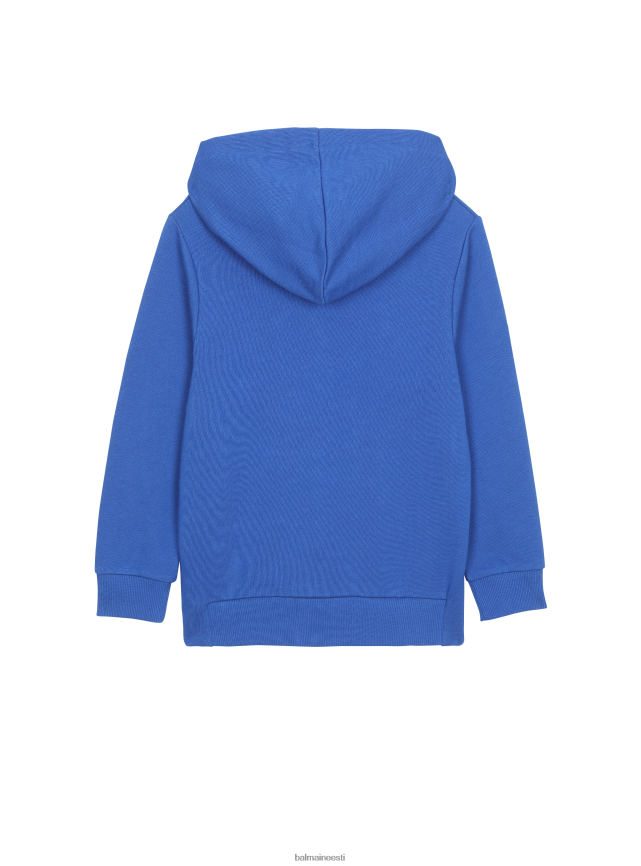 ee Balmain Riietus poisid puuvillase kaubamärgi logoga kapuuts sinine LJ80021231