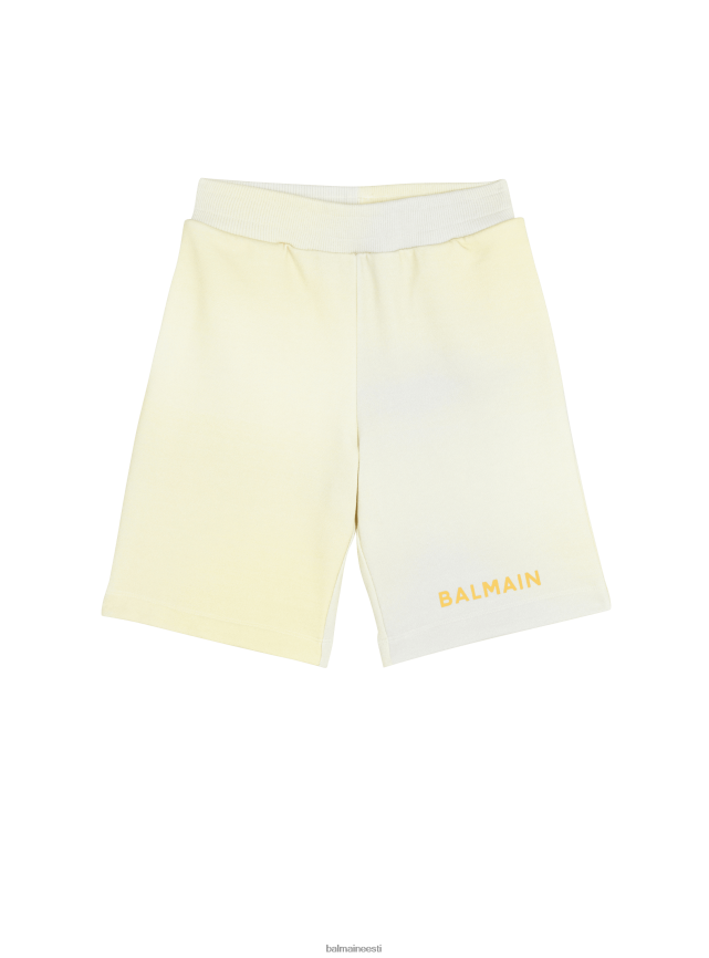 ee Balmain Riietus tüdrukud puuvillased lipsuga värvitavad lühikesed püksid brändi logoga mitmevärviline LJ80021206