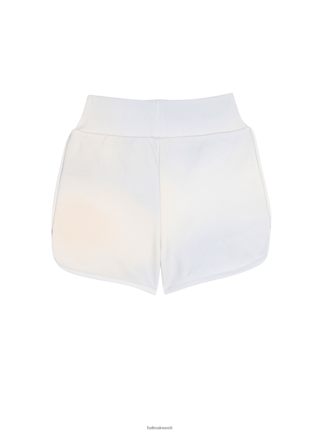 ee Balmain Riietus tüdrukud puuvillased lipsuga värvitavad lühikesed püksid brändi logoga mitmevärviline LJ80021208