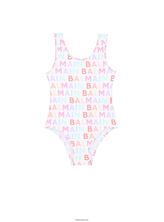 ee Balmain Riietus tüdrukud brändilogodega ujumistrikoo mitmevärviline LJ80021220