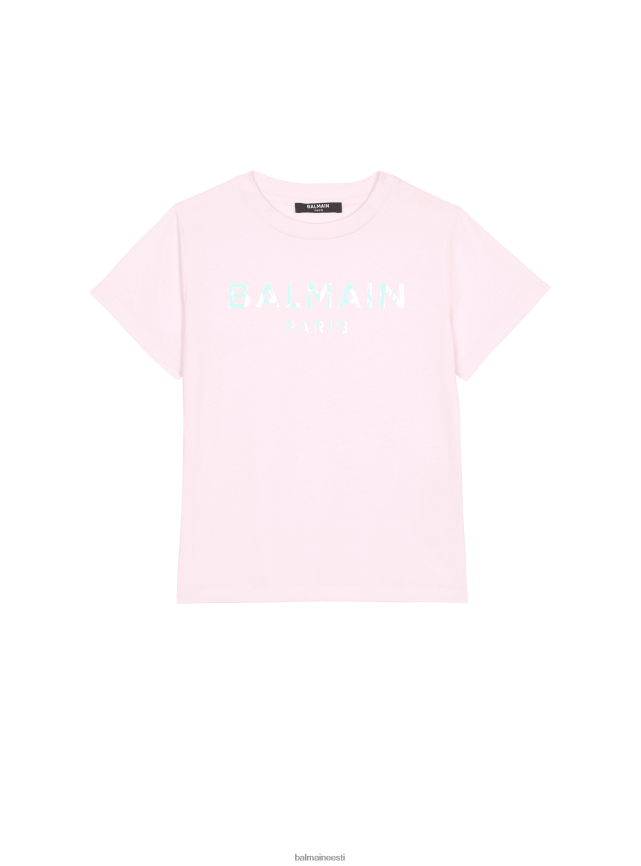 ee Balmain Riietus tüdrukud puuvillane brändi logoga t-särk roosa LJ80021227