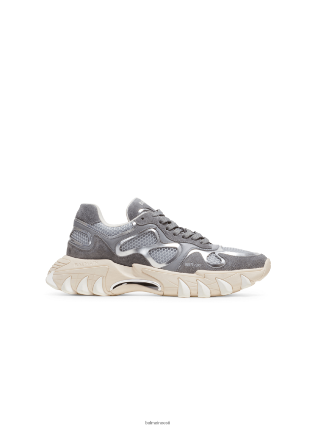 ee Balmain jalatsid mehed Metallist nahast ja võrgust b-east jalatsid hall LJ80021106