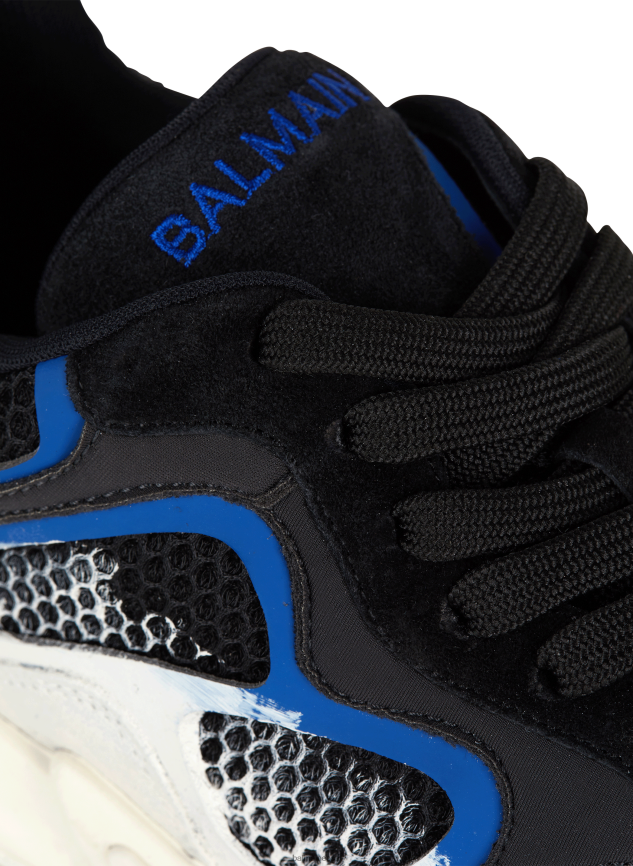 ee Balmain jalatsid mehed b-east nahast, seemisnahast ja võrgust trenažöör sinine LJ80021108