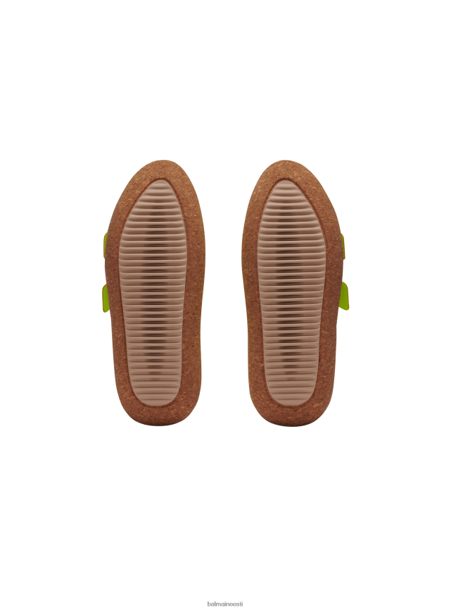 ee Balmain jalatsid mehed b-it nahast ja korgist muulad kollane LJ80021142