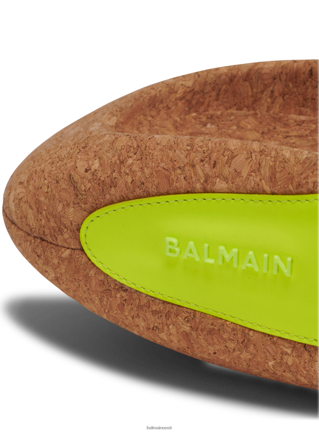 ee Balmain jalatsid mehed b-it nahast ja korgist muulad kollane LJ80021142