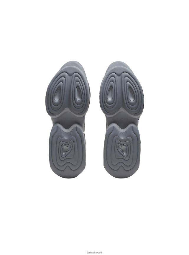 ee Balmain jalatsid mehed Nahast ja seemisnahast b-bold madalad jalatsid hall LJ80021125