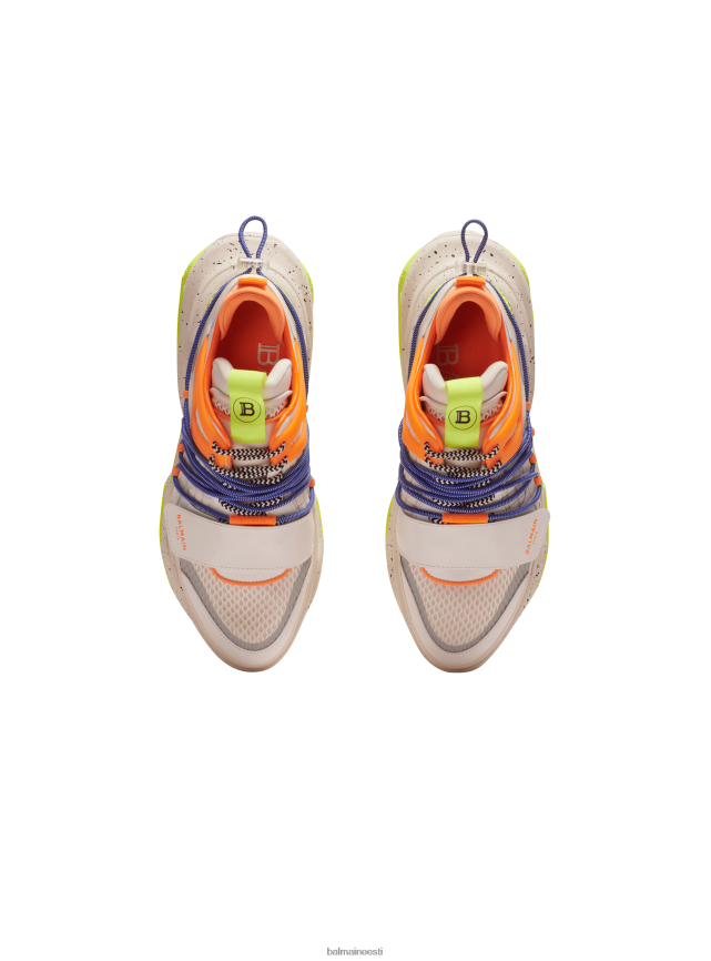 ee Balmain jalatsid mehed b-bold madalad jalatsid neopreenist ja seemisnahast mitmevärviline LJ80021115