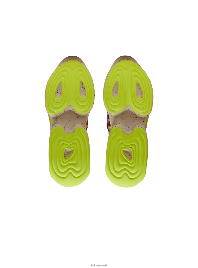 ee Balmain jalatsid mehed b-bold madalad jalatsid neopreenist ja seemisnahast mitmevärviline LJ80021115