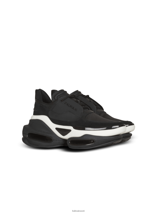 ee Balmain jalatsid mehed nahast b-bold madalad tossud must LJ80021124