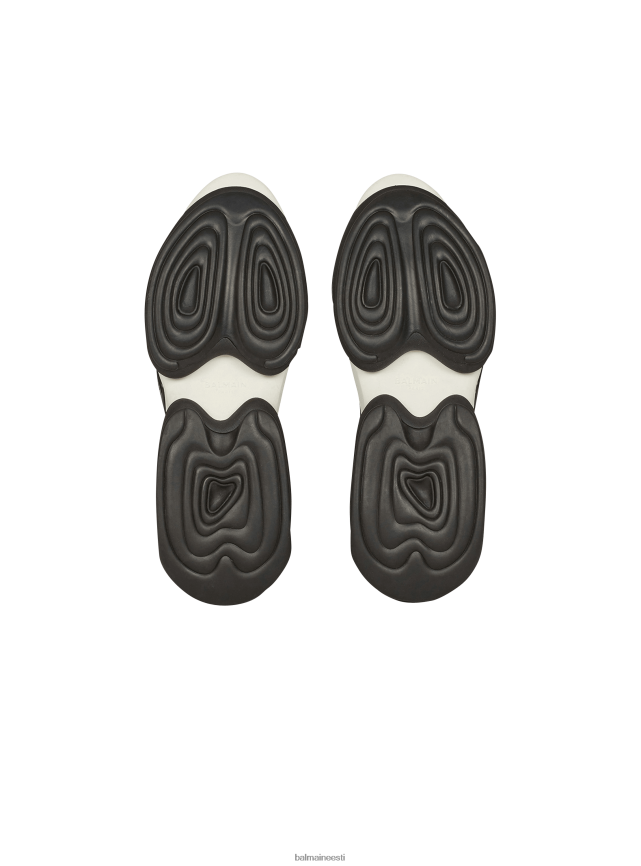 ee Balmain jalatsid mehed nahast b-bold madalad tossud must LJ80021124