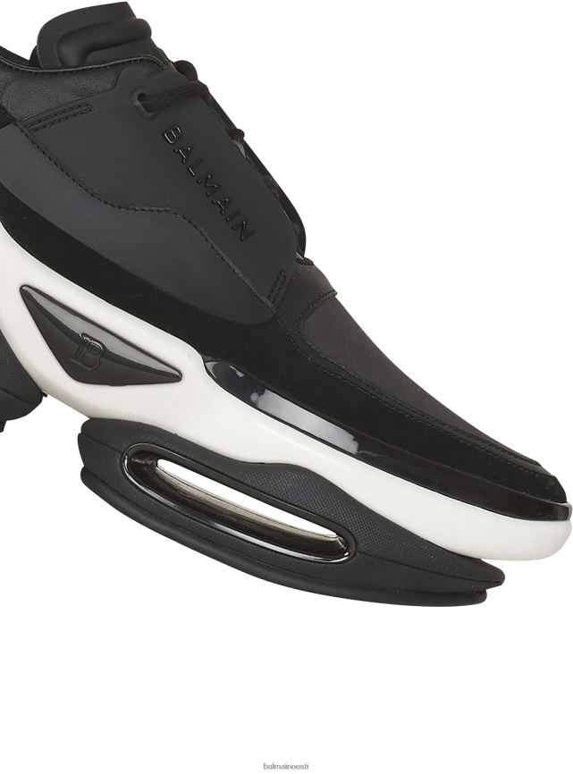 ee Balmain jalatsid mehed nahast b-bold madalad tossud must LJ80021124