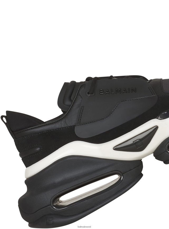 ee Balmain jalatsid mehed nahast b-bold madalad tossud must LJ80021124