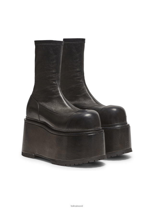 ee Balmain jalatsid mehed nahast platvormsaapad must LJ80021148