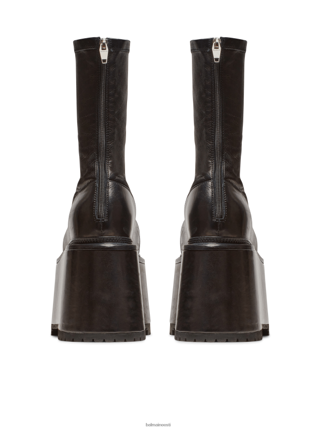 ee Balmain jalatsid mehed nahast platvormsaapad must LJ80021148