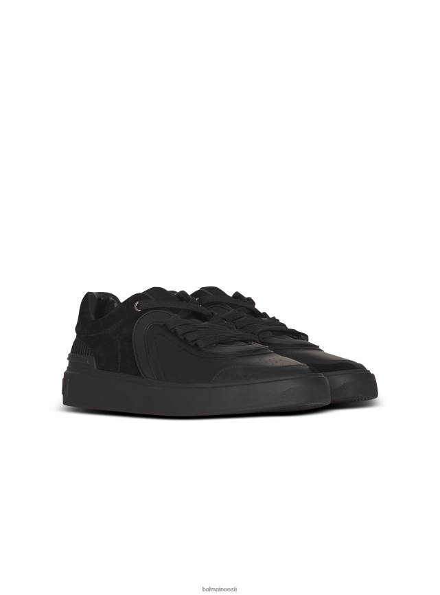 ee Balmain jalatsid mehed nahast ja seemisnahast b-skate tossud must LJ80021144