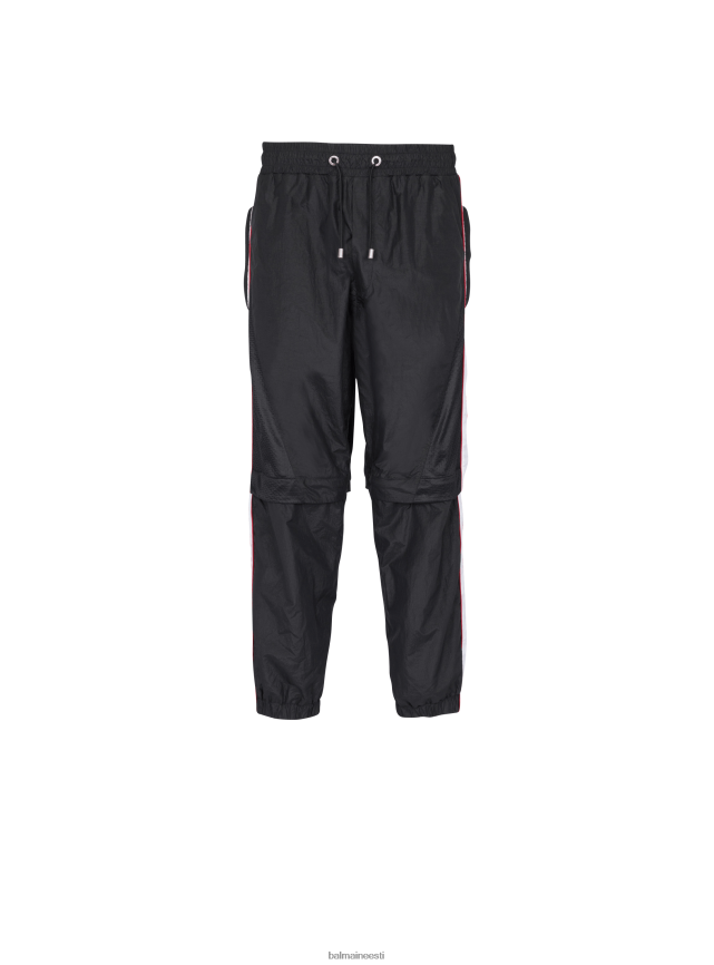 ee Balmain x Puma Riietus mehed reguleeritavad jooksupüksid must LJ80021053