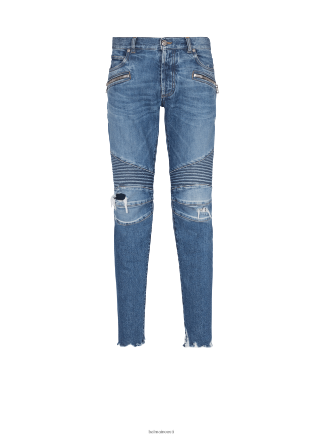 ee Balmain Riietus mehed kitsad puuvillased teksad sinine LJ8002833