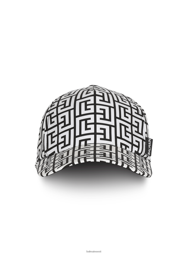 ee Balmain tarvikud mehed nailonist kork kaubamärgi monogrammiga must LJ80021192