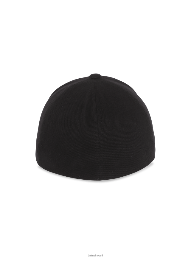 ee Balmain tarvikud mehed skulptuuriga puuvillane kork must LJ80021175