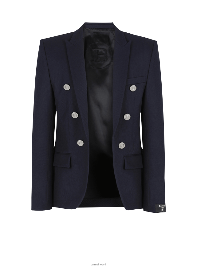 ee Balmain Riietus mehed kahe rinnaga bleiser merevägi LJ80021011