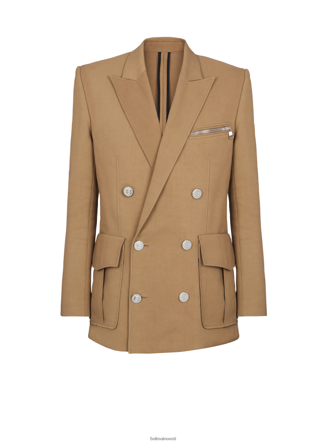 ee Balmain Riietus mehed kaherealine bleiser beež LJ80021002