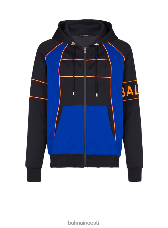 ee Balmain Riietus mehed Brändi logo vahedega kapuuts mitmevärviline LJ8002949