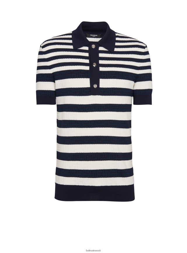 ee Balmain Riietus mehed triibuline polo merevägi LJ8002919