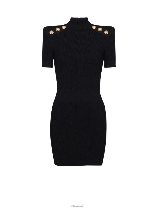 ee Balmain Riietus naised lühike kootud kleit must LJ800227