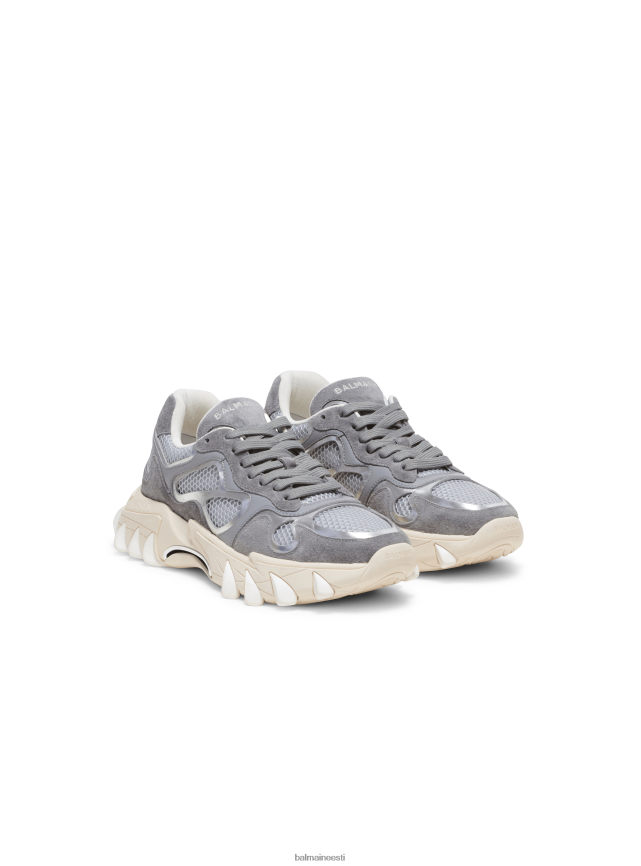 ee Balmain jalatsid naised Metallist nahast ja võrgust b-east jalatsid hall LJ8002591