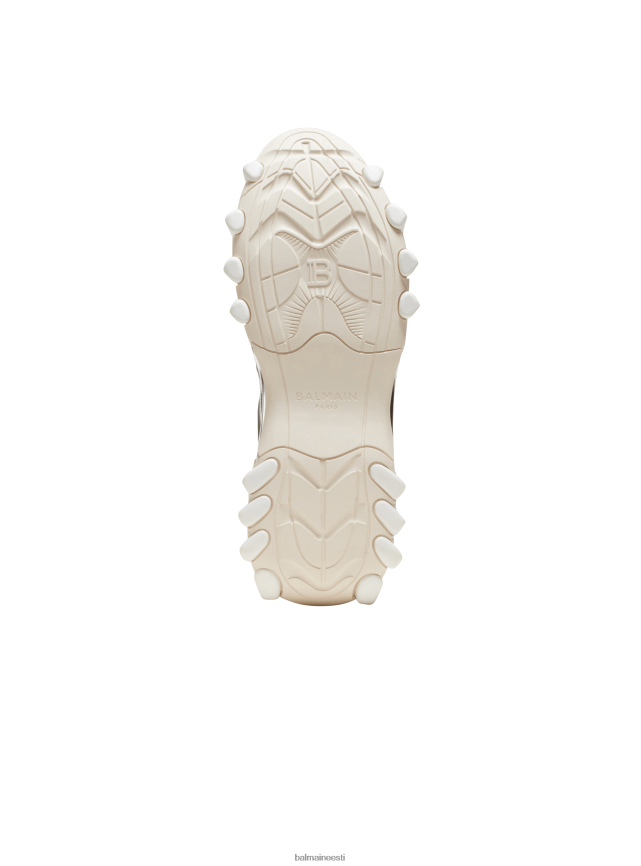 ee Balmain jalatsid naised Metallist nahast ja võrgust b-east jalatsid hall LJ8002591