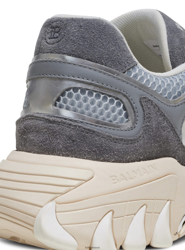 ee Balmain jalatsid naised Metallist nahast ja võrgust b-east jalatsid hall LJ8002591