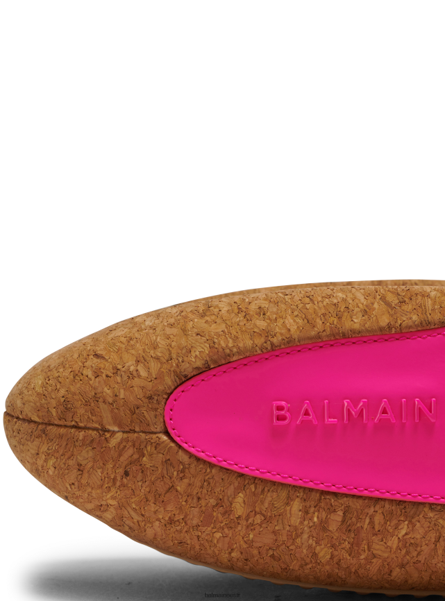 ee Balmain jalatsid naised b-it nahast muulad kummist ja korgist roosa LJ8002625