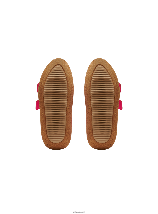 ee Balmain jalatsid naised b-it nahast muulad kummist ja korgist roosa LJ8002625