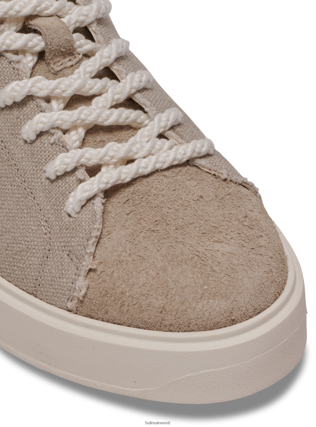 ee Balmain jalatsid naised b-väljaku nahast jalatsid beež LJ8002623