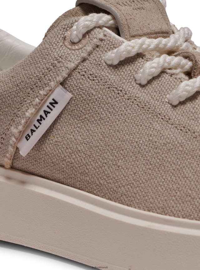 ee Balmain jalatsid naised b-väljaku nahast jalatsid beež LJ8002623