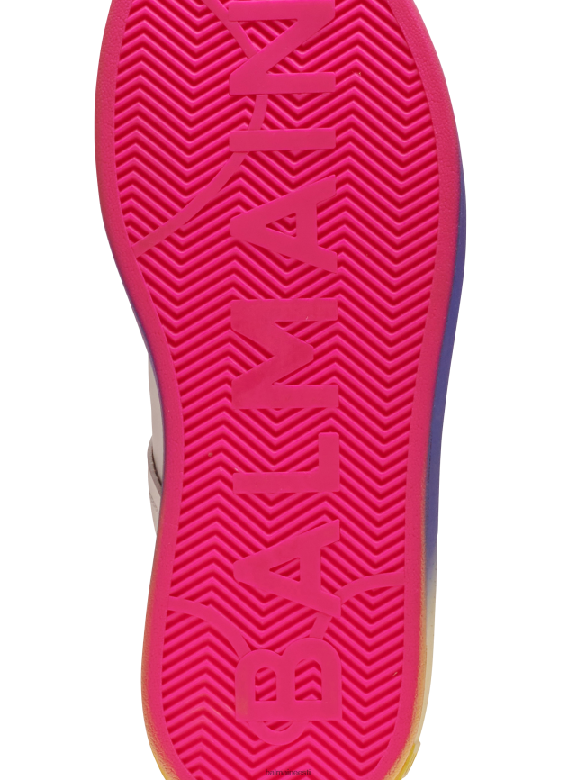 ee Balmain jalatsid naised b-väljaku nahast jalatsid valge LJ8002622