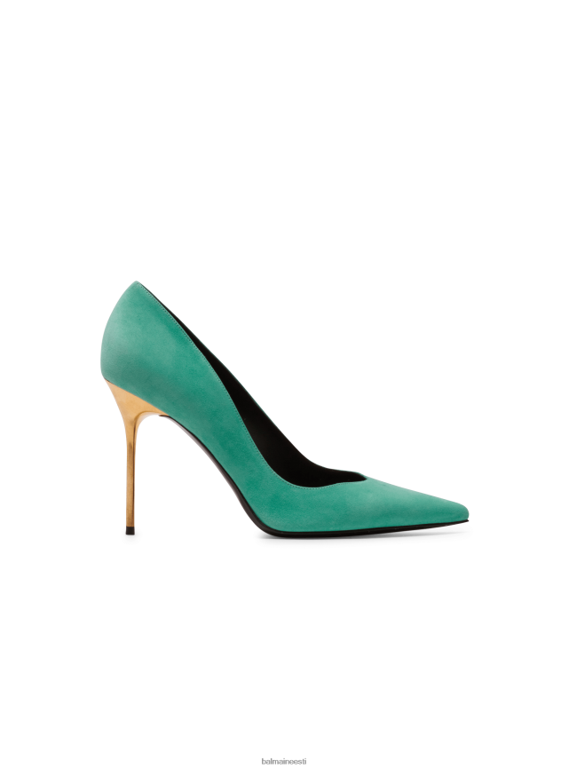 ee Balmain jalatsid naised rubiinseemisnahast tikkpüksid roheline LJ8002652