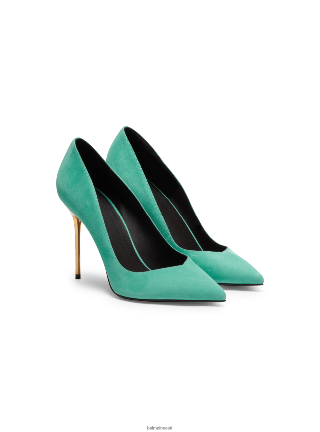 ee Balmain jalatsid naised rubiinseemisnahast tikkpüksid roheline LJ8002652