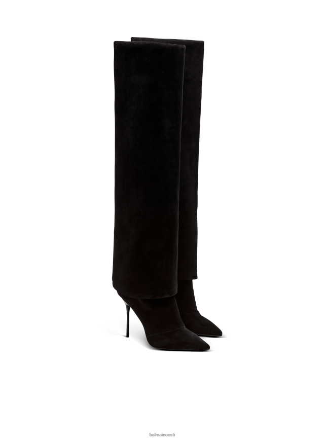 ee Balmain jalatsid naised ariel seemisnahast saapad must LJ8002657