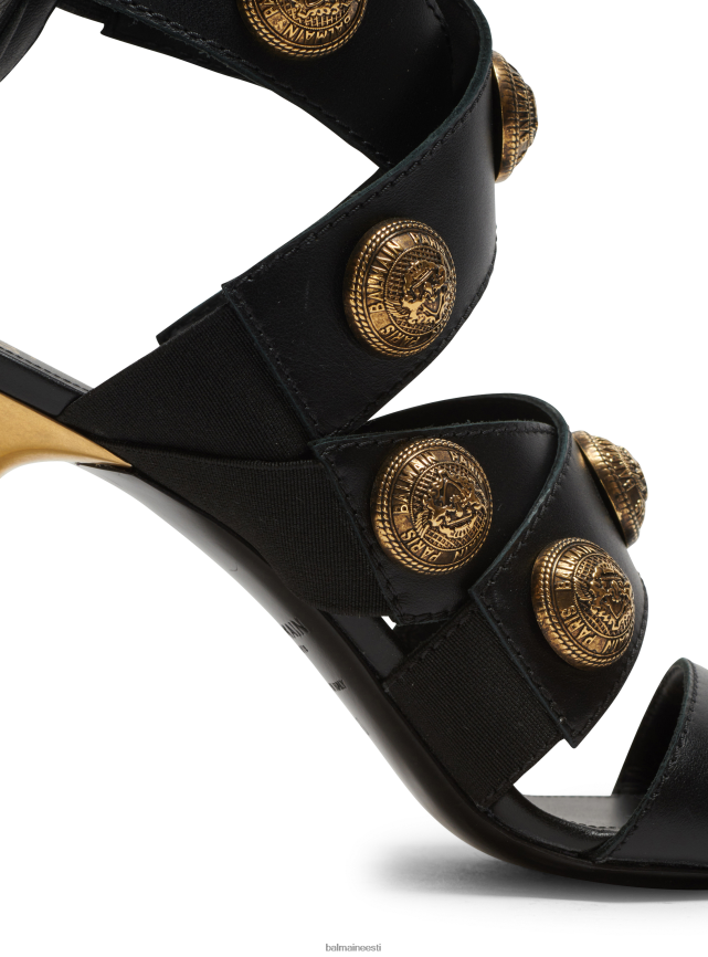 ee Balmain jalatsid naised alma nahast sandaalid must LJ8002641
