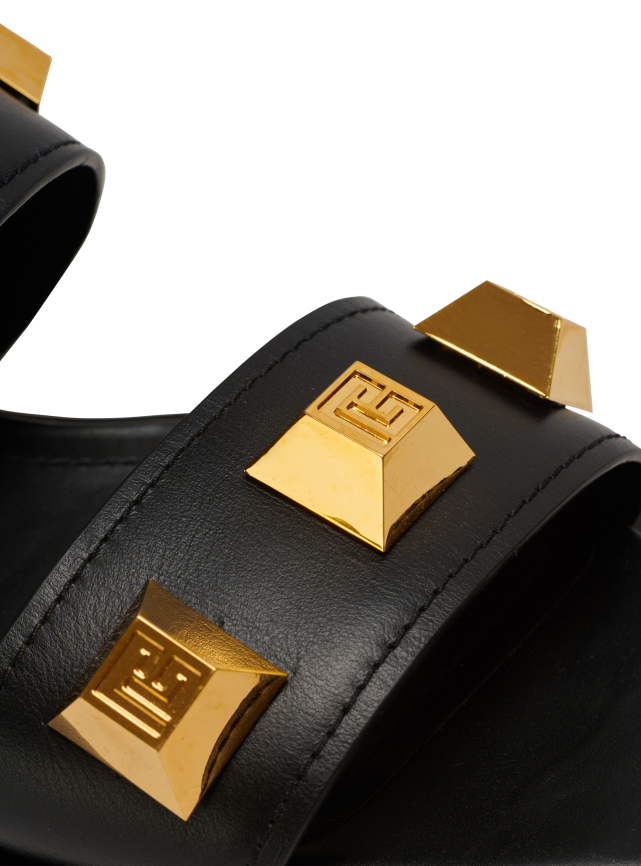 ee Balmain jalatsid naised ana nahast sandaalid must LJ8002688