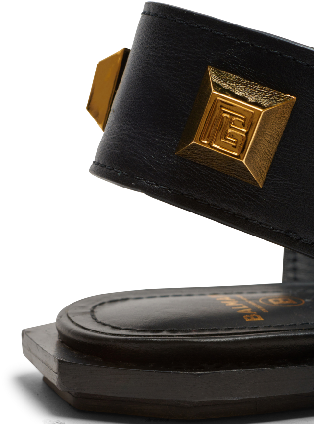 ee Balmain jalatsid naised ana nahast sandaalid must LJ8002688