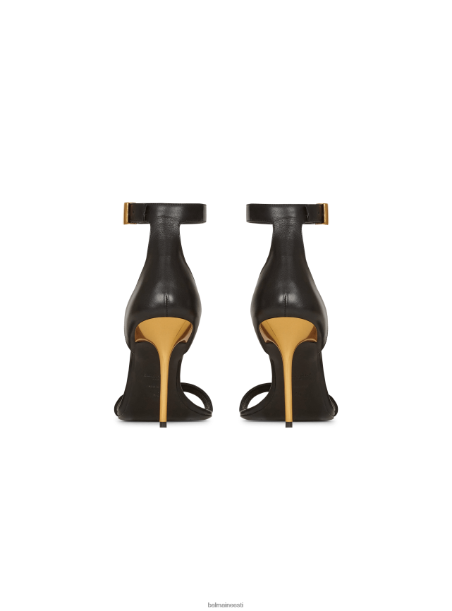 ee Balmain jalatsid naised nahast uma sandaalid must LJ8002639