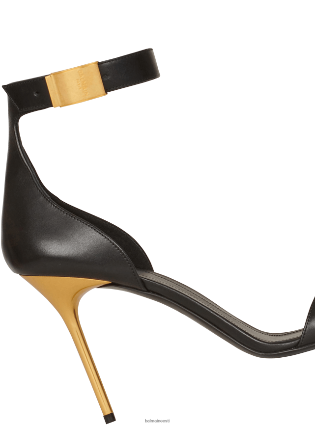 ee Balmain jalatsid naised nahast uma sandaalid must LJ8002639