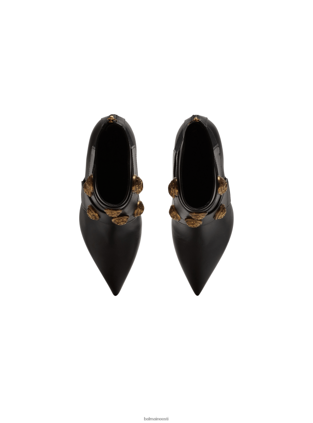 ee Balmain jalatsid naised alma nahast poolsaapad must LJ8002658